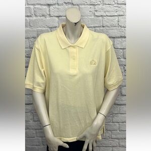 EP PRO YELLOW SHORT SLEEVE GOLF POLO TOP SIZE XL